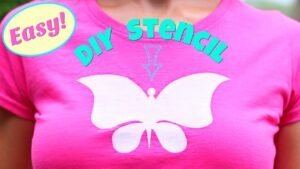 how to make stencils for clothing